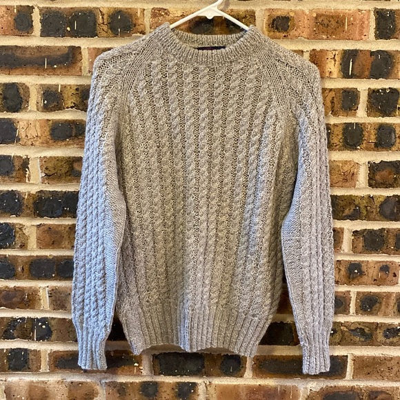 MacNeil and Moon 100% Alpaca wool cable knit crew neck sweater, Women’s M - Picture 1 of 5